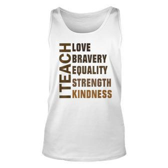 Teacher Black History Month Afro Woman Funny Gifts Unisex Tank Top - Seseable