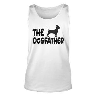 The Dog Father - Happy Fathers Day - Birthday Fathers Unisex Tank Top - Thegiftio UK