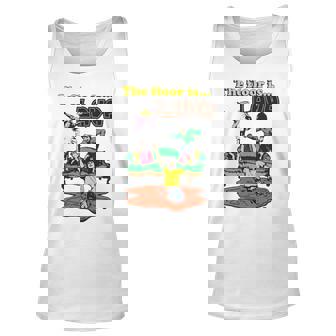 The Floor Is Lava Childrens Playing Unisex Tank Top | Mazezy