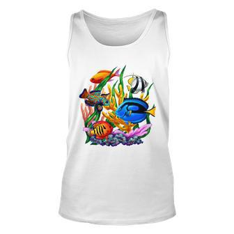 Tropical Fish V2 Unisex Tank Top - Monsterry