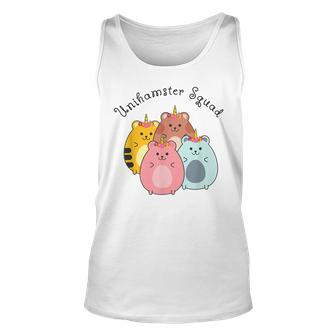Unihamster Squad Goals Adorable Hamster Friends Unisex Tank Top | Mazezy