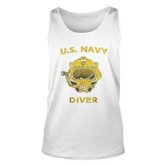 Us Navy Diver Men Women Tank Top Graphic Print Unisex - Thegiftio UK