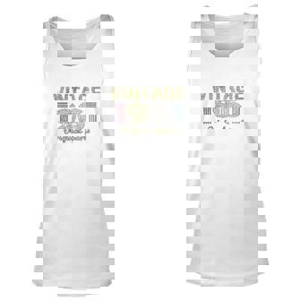 Vintage 1961 Original Parts V2 Men Women Tank Top Graphic Print Unisex - Thegiftio UK