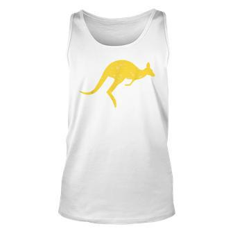 Vintage Kangaroo Australia Aussie Roo Kangaroo Unisex Tank Top | Mazezy CA