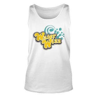 Water Wizz Funny Holidays Vacation Apparel Gifts Unisex Tank Top | Mazezy