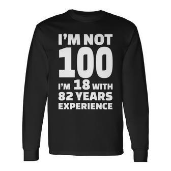100Th Birthday V2 Men Women Long Sleeve T-Shirt T-shirt Graphic Print - Thegiftio UK