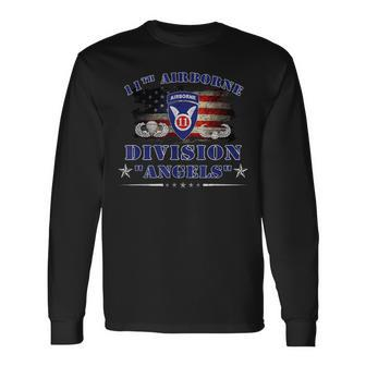 11Th Airborne Division In Alaska Us Army Vintage Long Sleeve T-Shirt - Seseable