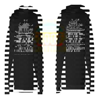 16 Year Old Vintage 2007 Limited Edition 16Th Birthday Long Sleeve T-Shirt | Mazezy