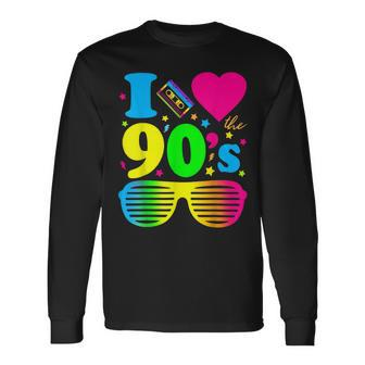 1990S 90S I Heart The Nineties Long Sleeve T-Shirt | Mazezy