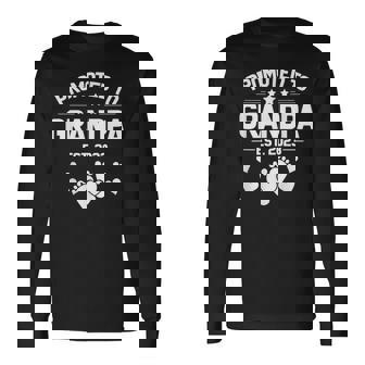 1St Time Grandpa Est 2023 New First Grandpa 2023 Fathers Day Long Sleeve T-Shirt T-Shirt | Mazezy