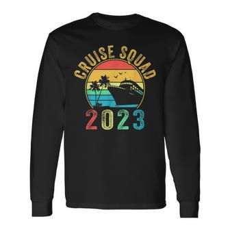 2023 Cruise Squad Vacation Beach Matching Group Long Sleeve T-Shirt T-Shirt | Mazezy AU