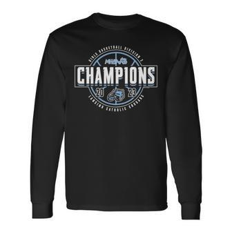 2023 Mhsaa Girls Basketball Division 2 Champions Lansing Catholic Cougars Long Sleeve T-Shirt T-Shirt | Mazezy