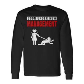Mens Bachelor Party  Under New Management  Unisex Long Sleeve
