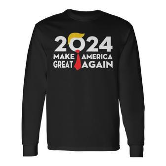 2024 Make America Great Again Long Sleeve T-Shirt | Mazezy