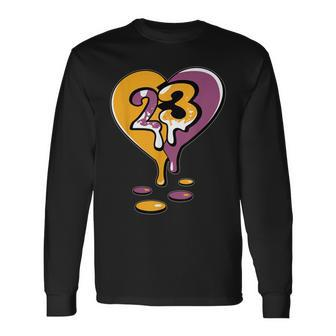 23 Drip Heart Brotherhood 1S Matching Long Sleeve T-Shirt T-Shirt | Mazezy