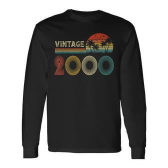23 Year Old Gifts Vintage 2000 Limited Edition 23Rd Birthday V5 Men Women Long Sleeve T-shirt Graphic Print Unisex - Seseable