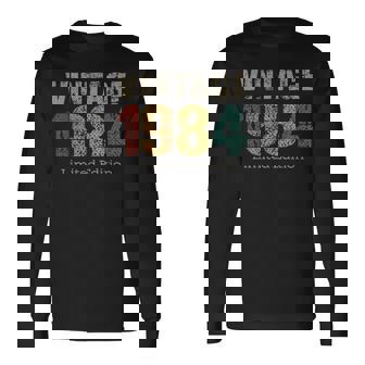 39 Year Old Vintage 1984 Limited Edition 39Th Birthday Long Sleeve T-Shirt | Mazezy