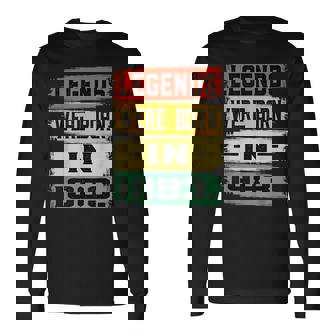 40Th Birthday 40 Years Legends Were Born In 1983 Long Sleeve T-Shirt - Thegiftio UK