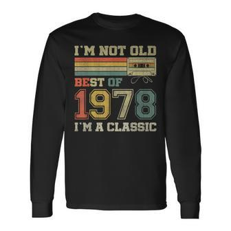 45 Year Old Gifts Vintage 1978 Limited Edition 45Th Birthday V2 Men Women Long Sleeve T-shirt Graphic Print Unisex - Seseable