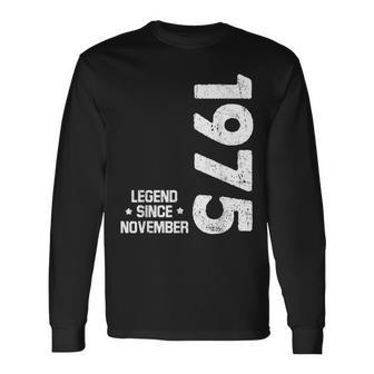 47 Jahre Legende Langarmshirts, November 1975 Geboren - Seseable