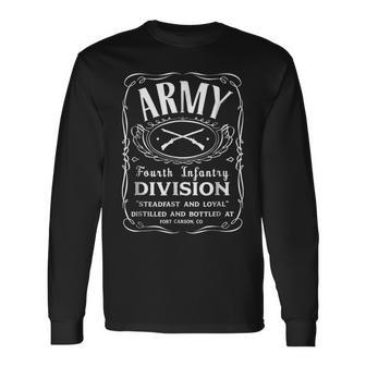 4Th Infantry Division T Long Sleeve T-Shirt | Mazezy