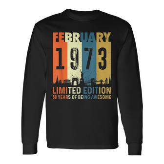 50 Limitierte Auflage Hergestellt Im Februar 1973 Zum 50 Langarmshirts - Seseable