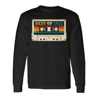 50 Year Old Gifts Best Of 1973 Limited Edition 50Th Birthday Men Women Long Sleeve T-shirt Graphic Print Unisex - Seseable