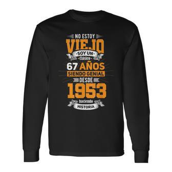 67. Geburtstag Langarmshirts für Herren, Papa 2020 Edition auf Spanisch - Seseable