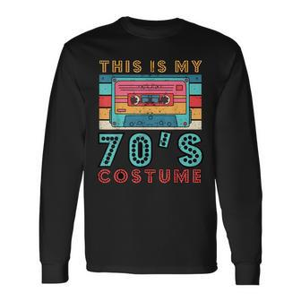This Is My 70S Costume Vintage 1970S Hippie Groovy Style Long Sleeve T-Shirt - Seseable