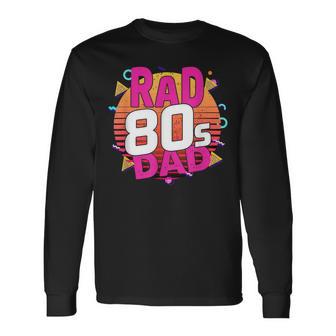 80er Jahre Rad Papa Langarmshirts, Nostalgischer Retro Look für Väter - Seseable