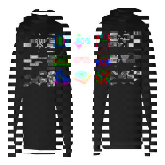 80S Party 1980S Vintage 80S Costume Men Women Long Sleeve T-Shirt - Seseable