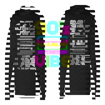 90S Vibe Vintage 1990S Music 90S Costume Party Sixties V2 Long Sleeve T-Shirt | Seseable CA