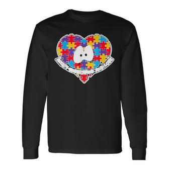 Accept Understand Love Autism Awareness Month Autism Support Long Sleeve T-Shirt - Seseable
