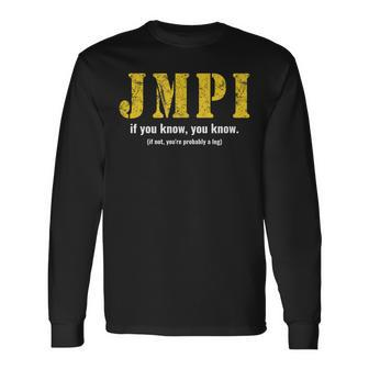 Airborne Jumpmaster Jmpi Paratrooper Military Humor Long Sleeve T-Shirt - Seseable