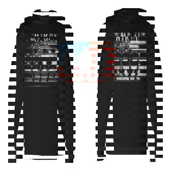 American Flag Thank You Veterans Proud Veteran Patrioitc Long Sleeve T-Shirt | Seseable FR