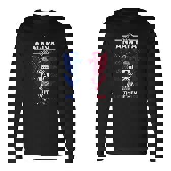 Ananya Name Ananya Eagle Lifetime Member Long Sleeve T-Shirt - Seseable