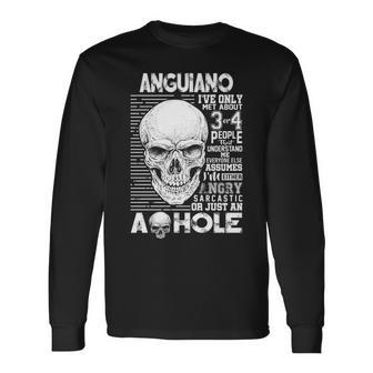 Anguiano Name Anguiano Ively Met About 3 Or 4 People Long Sleeve T-Shirt - Seseable