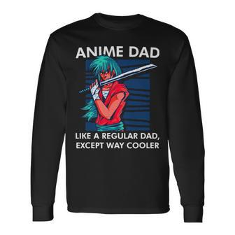 Anime Dad Cute Anime Guy Manga Art Lover Long Sleeve T-Shirt T-Shirt | Mazezy
