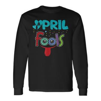 April Fools Day April 1St Prank Vintage Long Sleeve T-Shirt | Mazezy
