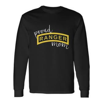 Army Ranger Mom Proud Ranger Mom Tab Long Sleeve T-Shirt - Monsterry UK