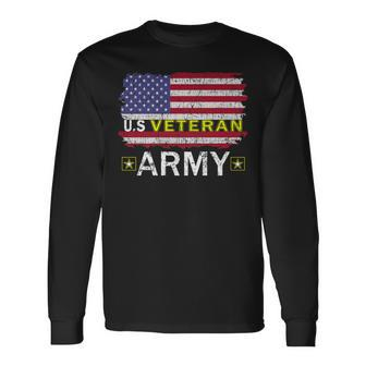 Army Veterans Day -Us Army Veteran Pride Long Sleeve T-Shirt - Seseable