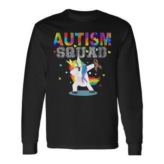 Autism Awareness Autism Squad Support Team Long Sleeve T-Shirt T-Shirt | Mazezy