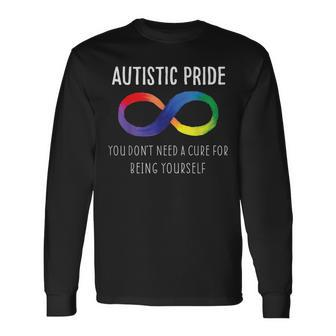 Autistic Pride Autism Awareness Acceptance Love Heart Puzzle Long Sleeve T-Shirt T-Shirt | Mazezy