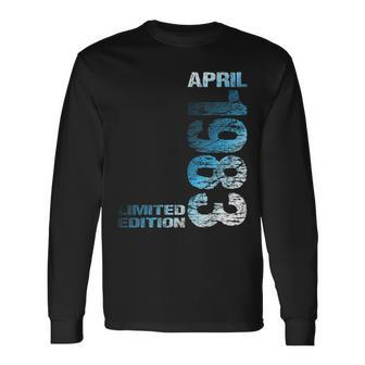 Awesome Since April 1983 40Th Birthday Born 1983 Long Sleeve T-Shirt T-Shirt | Mazezy