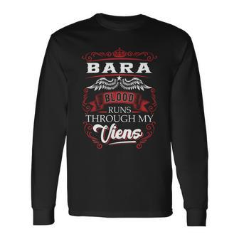 Bara Blood Runs Through My Veins Long Sleeve T-Shirt - Seseable