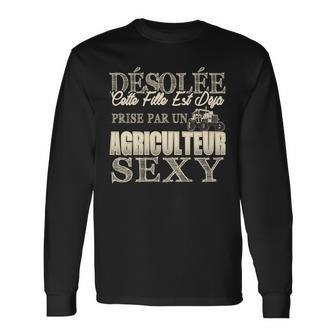 Bauerin Super Sexy Freundin Langarmshirts, Lustiges Design für Männer - Seseable