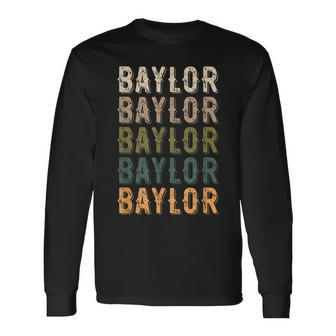 Baylor Personalized Reunion Matching Name Long Sleeve T-Shirt - Seseable