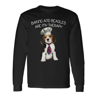 Beagle Dog Baking And Beagle Dogs Puppy Cute Mother Day 106 Beagles Long Sleeve T-Shirt - Monsterry