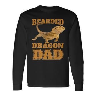 Bearded Dragon Bearded Dragon Dad Papa V2 Long Sleeve T-Shirt - Seseable
