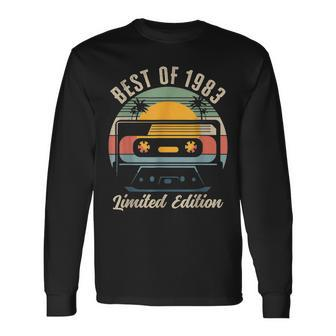 Best Of 1983 40Th Birthday Limited Edition 40 Year Old Long Sleeve T-Shirt - Seseable